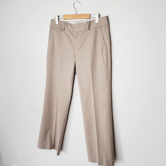 BANANA REPUBLIC Beige Martin Fit Wide Leg Pants - Picture 2 of 10